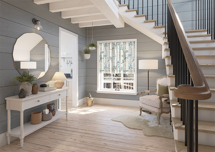 Birch Tree Velvet, Sky Blue - Twist&Fit Roman Blind - Image 6